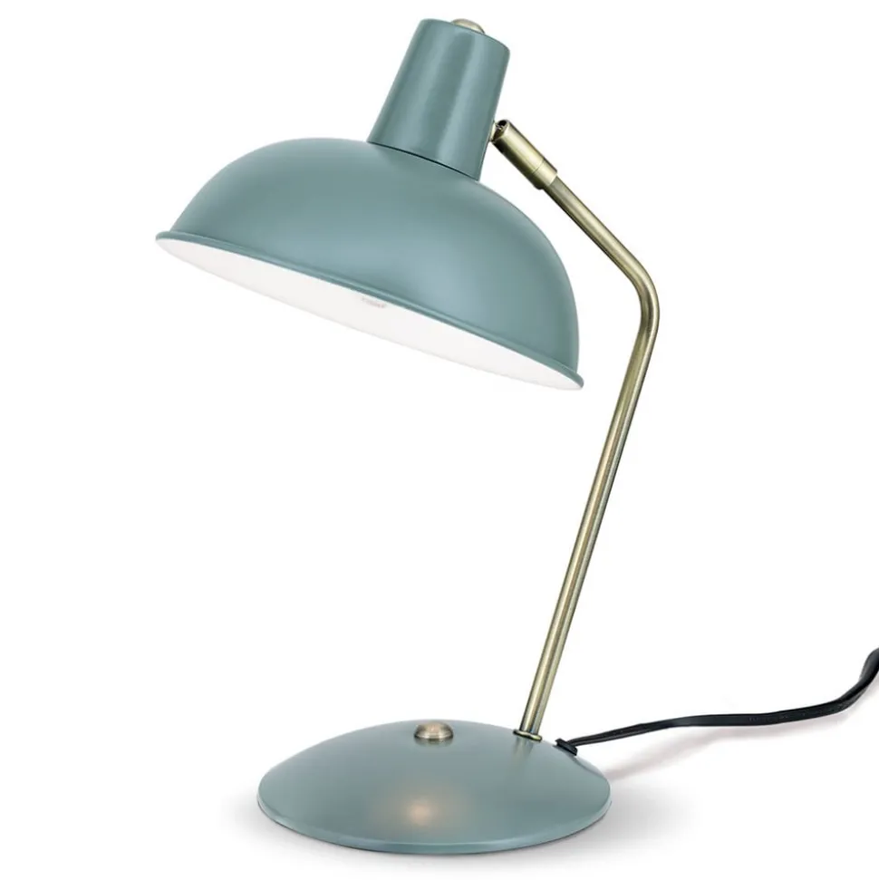 In vintage-look - tafellamp Fedra groen