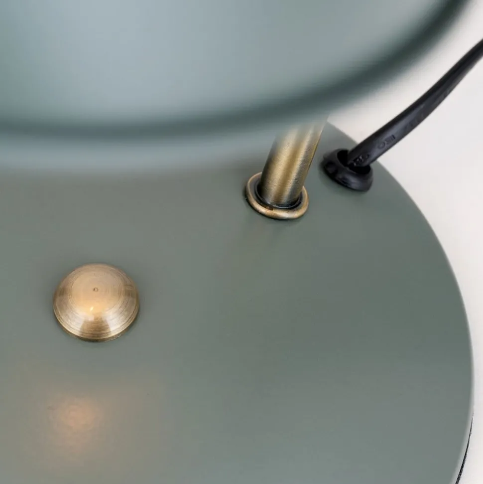 In vintage-look - tafellamp Fedra groen