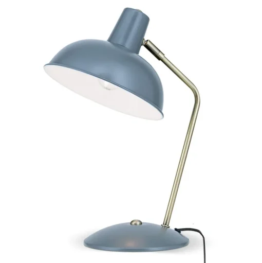 In vintage-look - tafellamp Fedra grijs