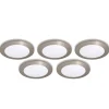Inbouwlamp FR 68-LED 5 per set warmwit