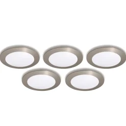 Inbouwlamp FR 68-LED 5 per set warmwit