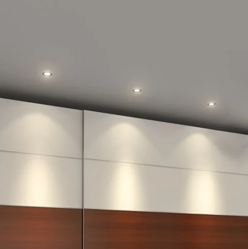 Inbouwlamp FR 68-LED 5 per set warmwit