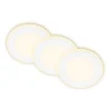 Inbouwlamp Gima, wit, 3.000 K, set van 3