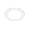 Inbouwlamp Jeft, Ø 17 cm, wit, 4000K, dimbaar