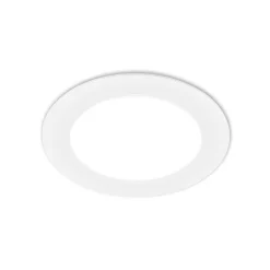 Inbouwlamp Jeft, Ø 17 cm, wit, 4000K, dimbaar