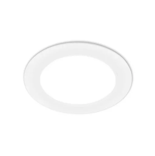 Inbouwlamp Jeft, Ø 17 cm, wit, 4000K, dimbaar