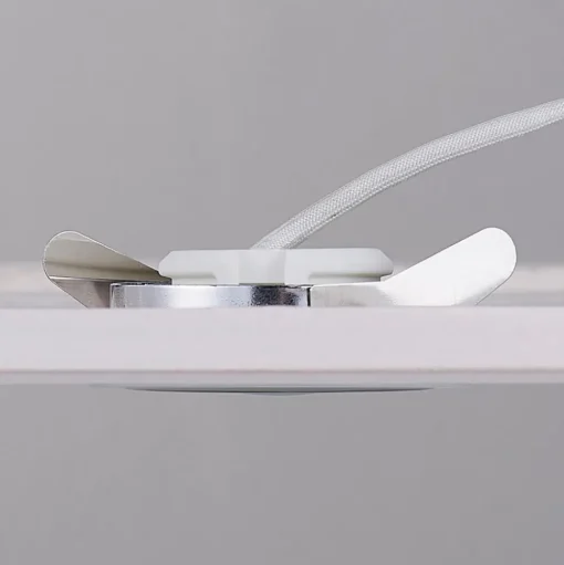 Inbouwlampen met LED's, hoekig, set van 3