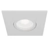 Inbouwspot Atom, GU10, wit, hoekig frame