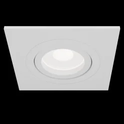 Inbouwspot Atom, GU10, wit, hoekig frame