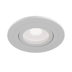 Inbouwspot Atom, GU10, wit, ronde frame