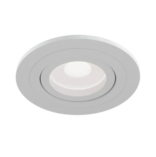 Inbouwspot Atom, GU10, wit, ronde frame