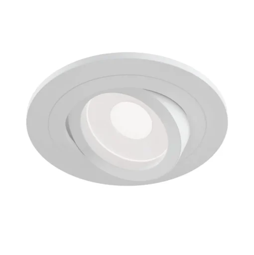 Inbouwspot Atom, GU10, wit, ronde frame