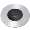 Inbouwspot Grund, nikkelkleurig, Ø 9 cm, aluminium/roestvrij staal