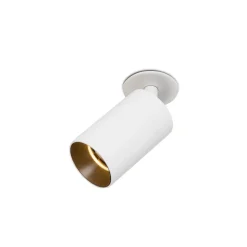 Inbouwspot Stan, wit, aluminium, Ø 6 cm