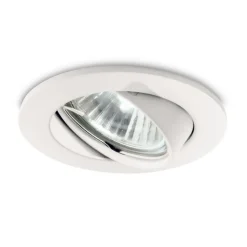 Inbouwspot Swing rond, GU10, zwenkbaar, wit