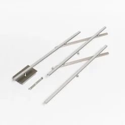 Indira zwenkbare LED plafondlamp, nikkel dimmer