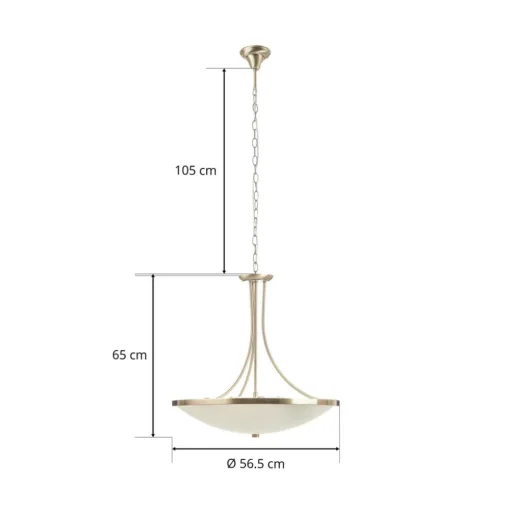 Indrukwekkende hanglamp TALYA, 56,5 cm
