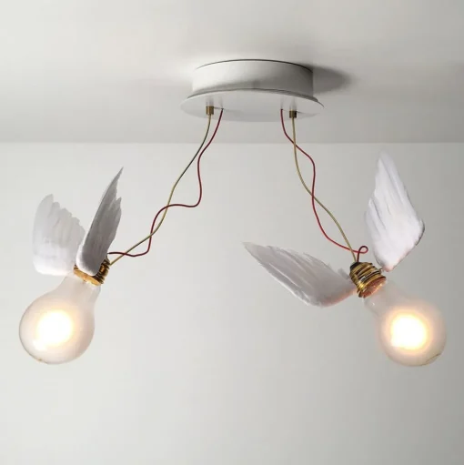 Ingo Maurer Lucellino Doppio LED plafondlamp 2-l.