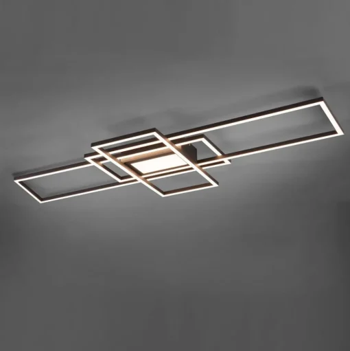 Irvine LED plafondlamp 3.000-6.500 K, antraciet