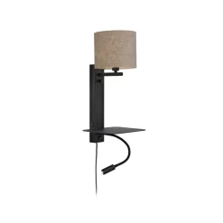 IT'S ABOUT ROMI Florence leeslamp 2-lamps donker linnen