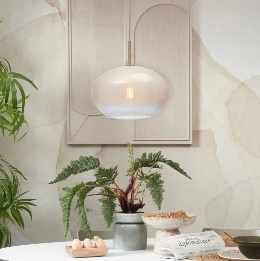 IT'S ABOUT ROMI Hanglamp Bologna, melkwit, 1-lamp