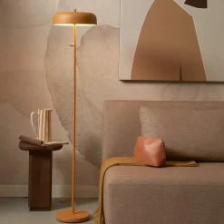 IT'S ABOUT ROMI Porto vloerlamp, mosterdgeel