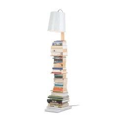 IT'S ABOUT ROMI Vloerlamp Cambridge, hout/wit