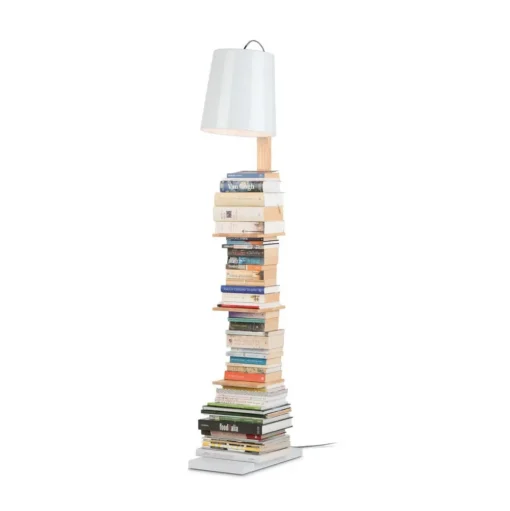 IT'S ABOUT ROMI Vloerlamp Cambridge, hout/wit