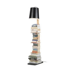 IT'S ABOUT ROMI Vloerlamp Cambridge, hout/zwart