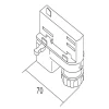 Ivela universele adapter 220-240V, zilver