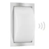 Ivett LED buiten wandlamp, roestvrij staal, sensor