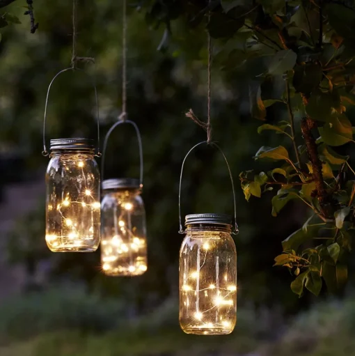 Jamjar - gave decoratielamp op zonne-energie