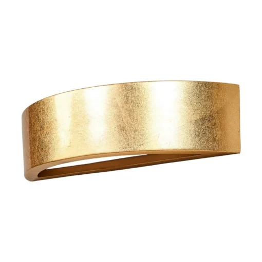Jasin - wandlamp met gouden oppervlak