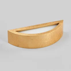 Jasin - wandlamp met gouden oppervlak