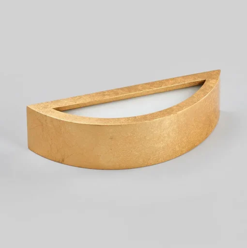 Jasin - wandlamp met gouden oppervlak