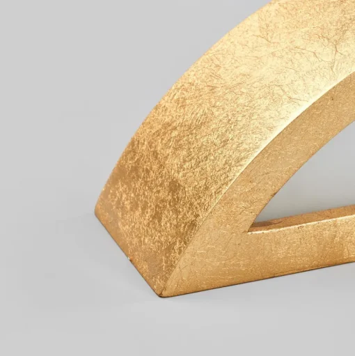 Jasin - wandlamp met gouden oppervlak