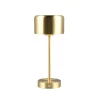 Jeff LED tafellamp, mat messing, hoogte 30 cm, metaal