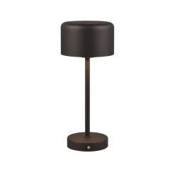 Jeff LED tafellamp, mat zwart, hoogte 30 cm, metaal