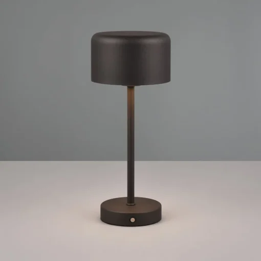 Jeff LED tafellamp, mat zwart, hoogte 30 cm, metaal