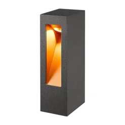 Jenke LED sokkellamp van aluminium