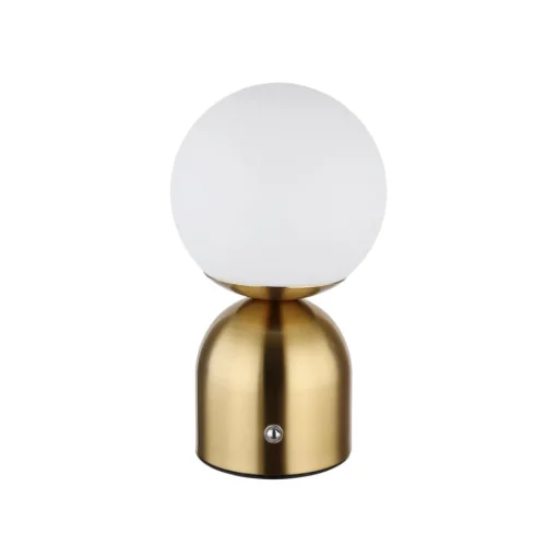 Julsy LED tafellamp, messingkleurig, hoogte 21 cm, CCT