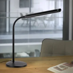 JUST LIGHT. Elly LED tafellamp, ABS, CCT, dimbaar zwart