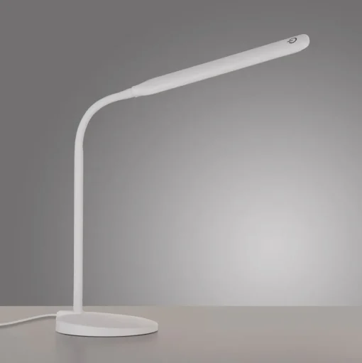 JUST LIGHT. Elly LED tafellamp, ABS, CCT, dimbaar, wit