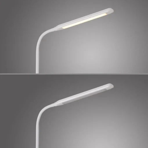 JUST LIGHT. Elly LED tafellamp, ABS, CCT, dimbaar, wit