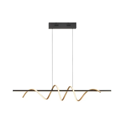 JUST LIGHT. Emanda hanglamp, ijzer, zwart messing