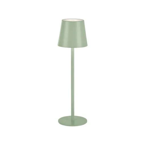JUST LIGHT. Euria LED tafellamp, groen, ijzer, IP54