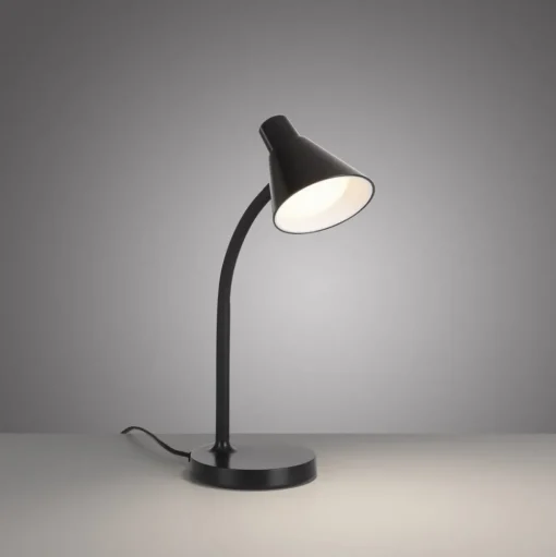JUST LIGHT. LED tafellamp Pixie, kunststof, zwart