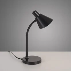 JUST LIGHT. LED tafellamp Pixie, kunststof, zwart
