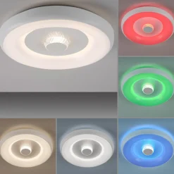 JUST LIGHT. Plafondlamp LOLAsmart Vertigo, wit