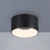 JUST LIGHT. Plafondlamp Tanika zwart, Ø16cm, dimbaar
